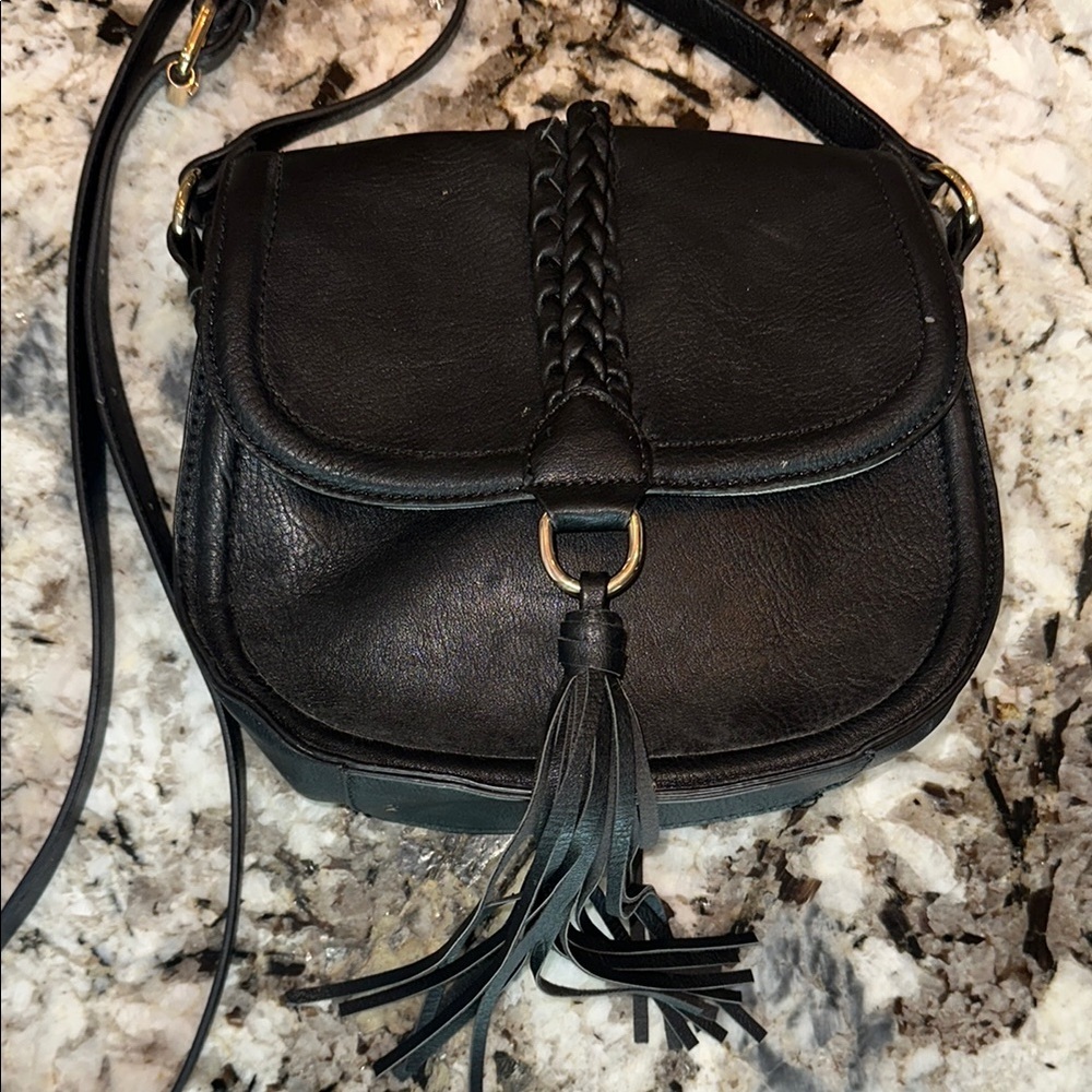 Black Leather Crossbody Dolce Vita Bag